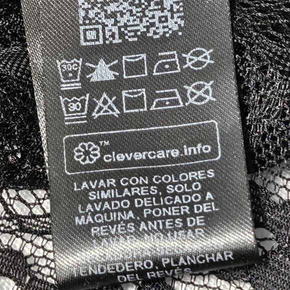 TOPSHOP BLACK LACE LONG-SLEEVE BLOUSE - ELEGANT AND CHIC! - Picture 6 of 7